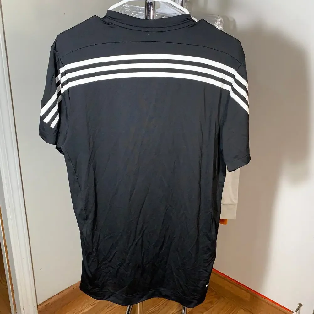 Adidas Primeblue Men's Black Short Sleeve Shrits Size M